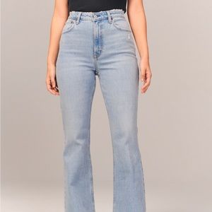 Abercrombie Curve Love High Rise Vintage Flare Jean